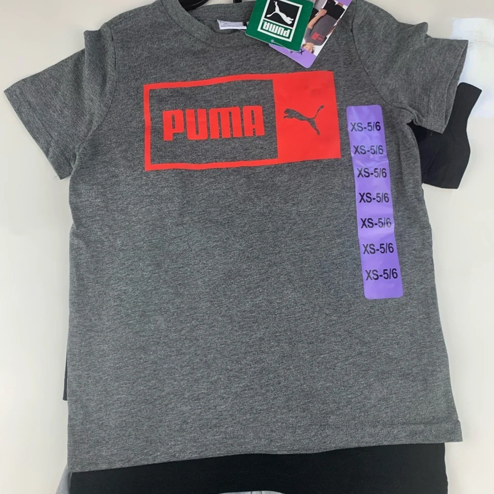 PUMA Boy 4 Piece Set Black & Grey - Picture 7 of 16